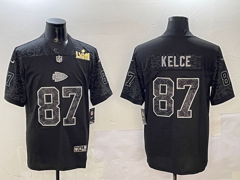 Men Kansas City Chiefs 87 Kelce Black 2025 Nike Vapor Limited NFL Jersey style 2101